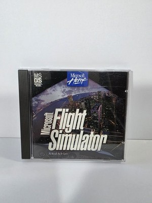 Microsoft Flight Simulator version 5.1 PC CD-ROM Microsoft 1995 game for MS-DOS