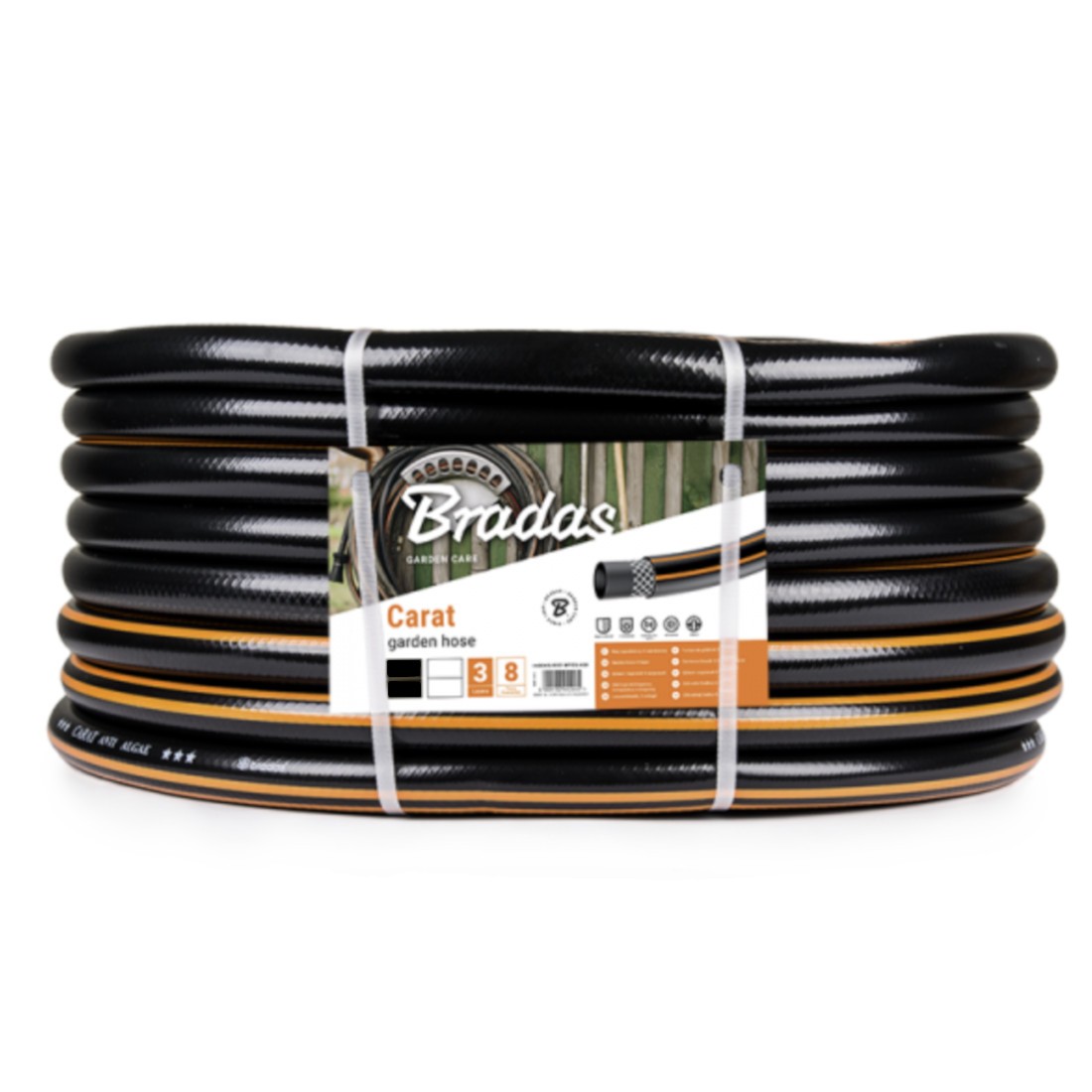 Manguera de jardín negra 32 mm manguera de agua manguera de riego 1 1/4 pulgadas