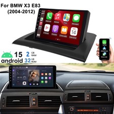 Car Stereo Apple CarPlay For BMW X3 E83 2004-2012 Android 15 Radio GPS WiFi RDS