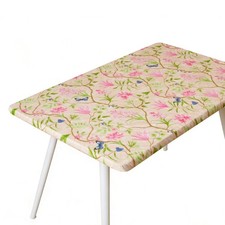 Rectangle Picnic Table Cloth, Elastic Waterproof Fitted Vinyl Tablecloths for...