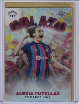 2022-23 Alexia Putellas Topps Chrome Golazo FC Barcelona UEFA Women's Soccer