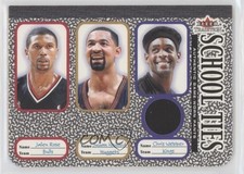 2002-03 Fleer Tradition School Ties Memorabilia Jalen Rose Juwan Howard HOF n8q