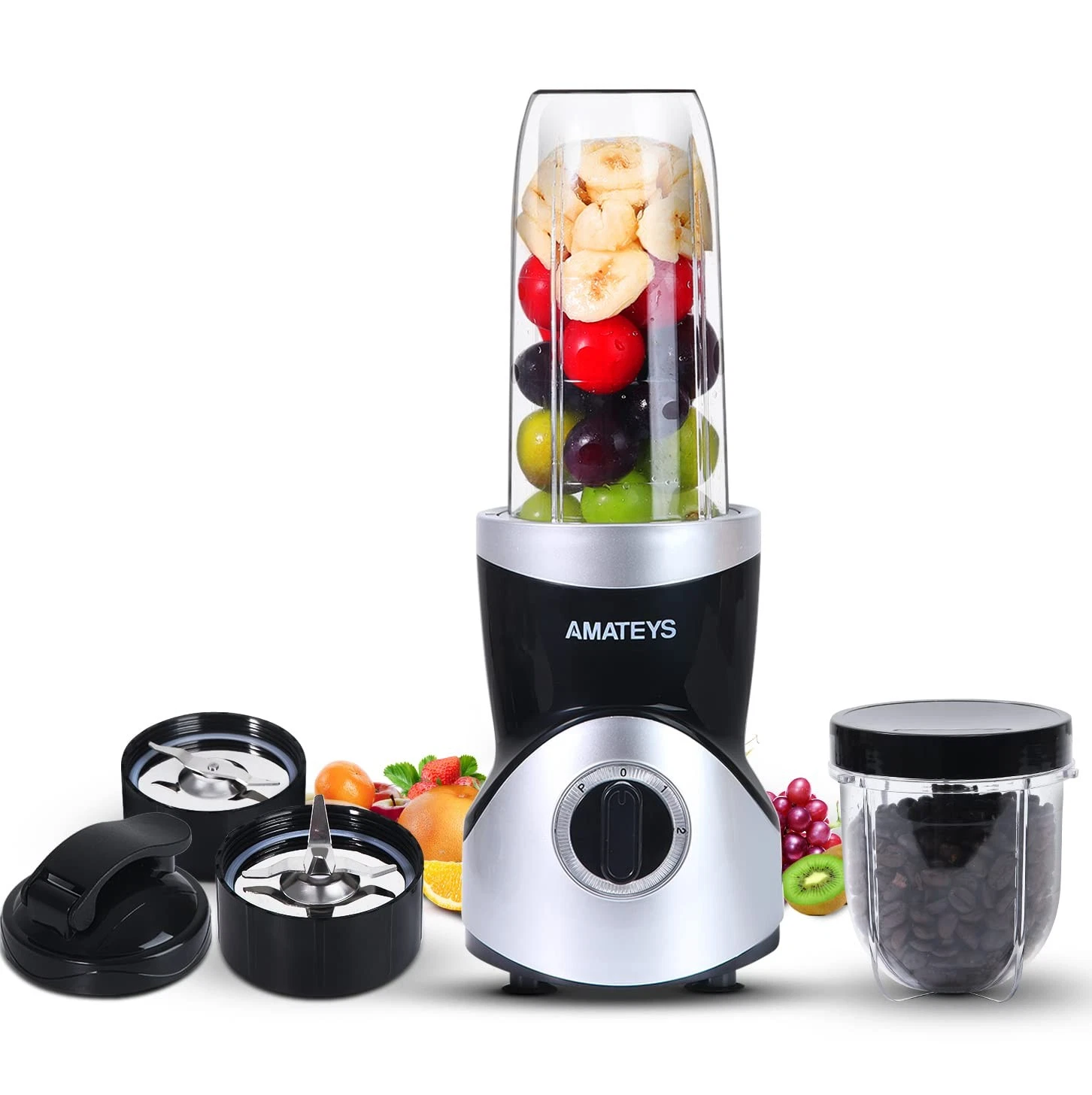 Personal Blender for Shakes and Smoothies,Professional Kitchenblender with Bl...
