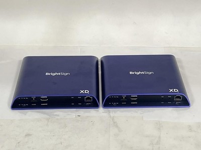 Lot of 2 Pieces: BrightSign Model XD233 Media Player