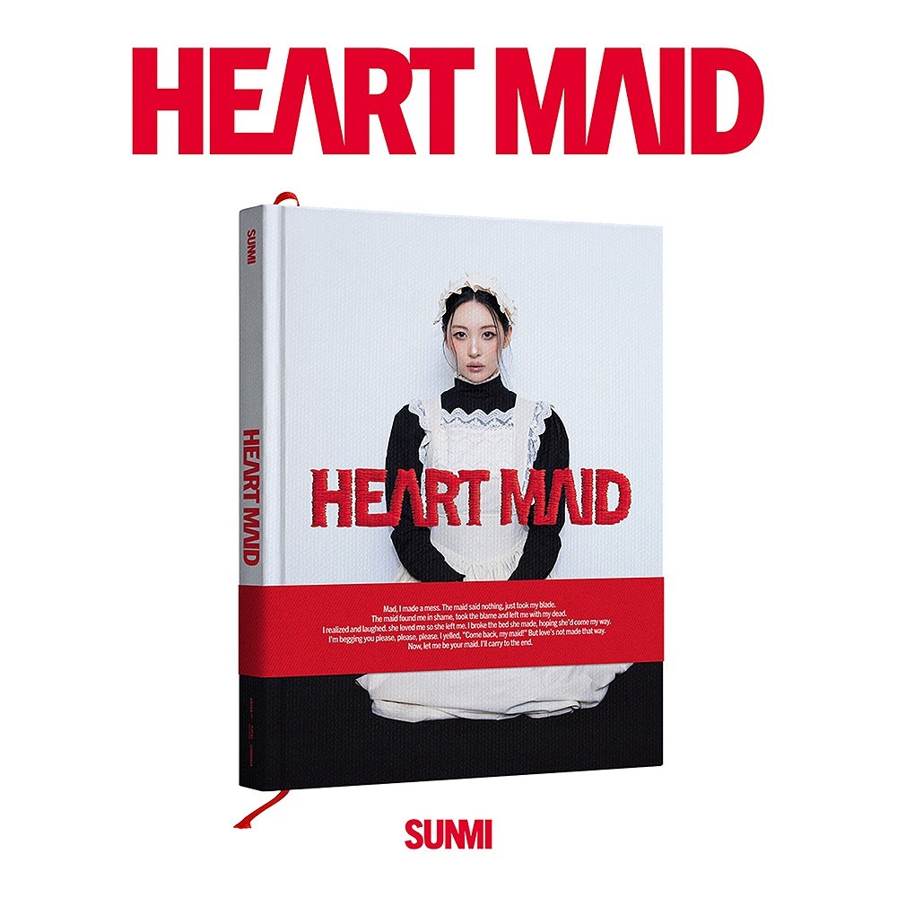 SUNMI [HEART MAID] 1st Album CD-R+Photo Book+Envelope+2 Photo Card