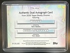 2026 Topps Chrome Sapphire Disney Dual Auto - Woody / Buzz Lightyear (Tom Hanks) — photo 2