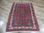Authentic Vintage Turkish Rug,Geometric Adana Turkish Rug 3.7x5 Ft — photo 1