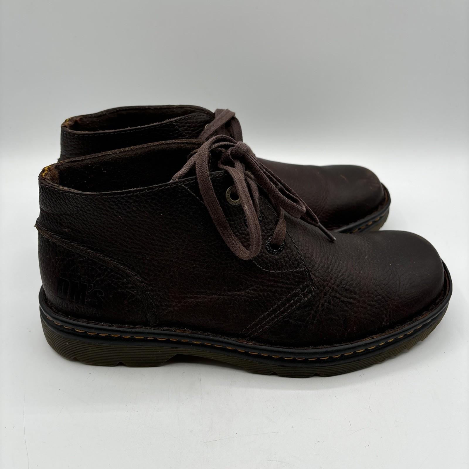 Dr Martens Sussex Chukka Boots Men's 8 Bear Track Brown Leather Industrial READ