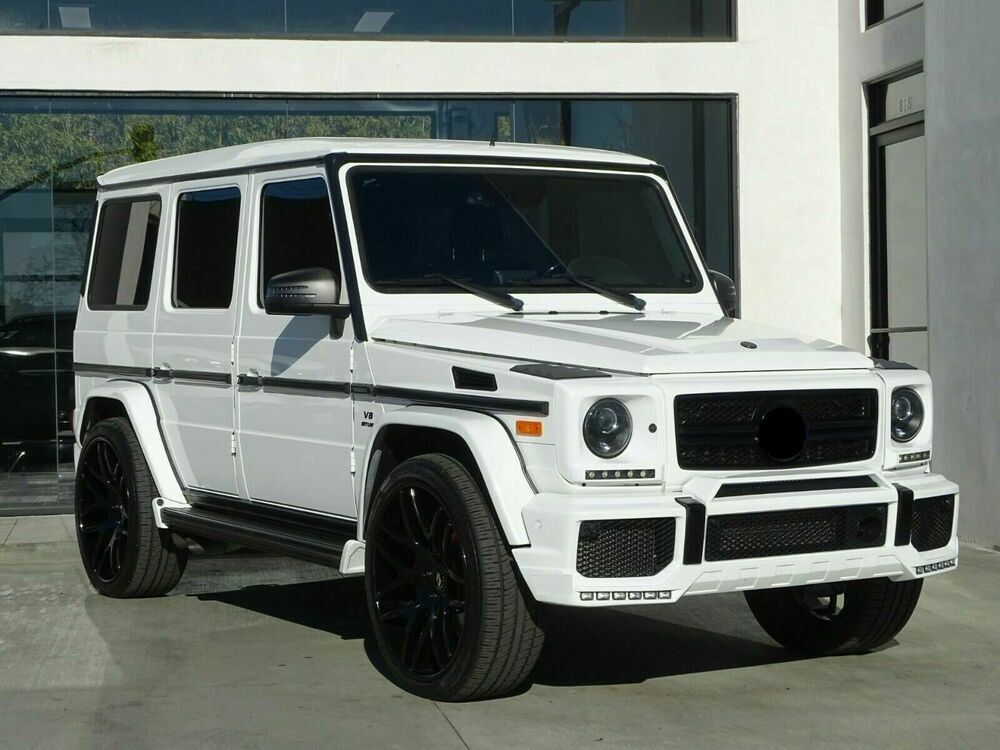 G63 Amg Brabus Bumper Set Lower Lip Upper Trim Led G-Wagon Parts G500 G550