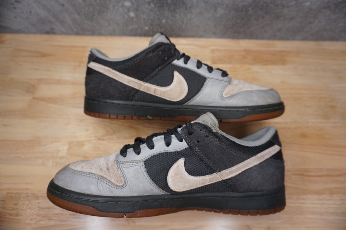 Size 10 - Nike Dunk Low CL Anthracite/Champagne-Medium Grey 