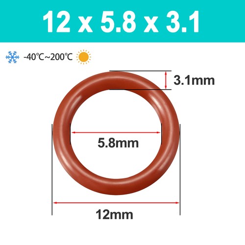 Silicone Rubber O-Rings Metric Food Grade 3.1mm Cross Section 2.8mm-393.8mm ID - Picture 29 of 170