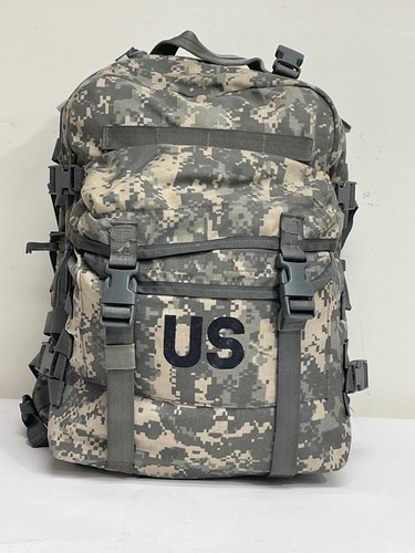 US MILITARY ACU MOLLE II ASSAULT PACK W/STIFFENER 3 DAY BACKPACK