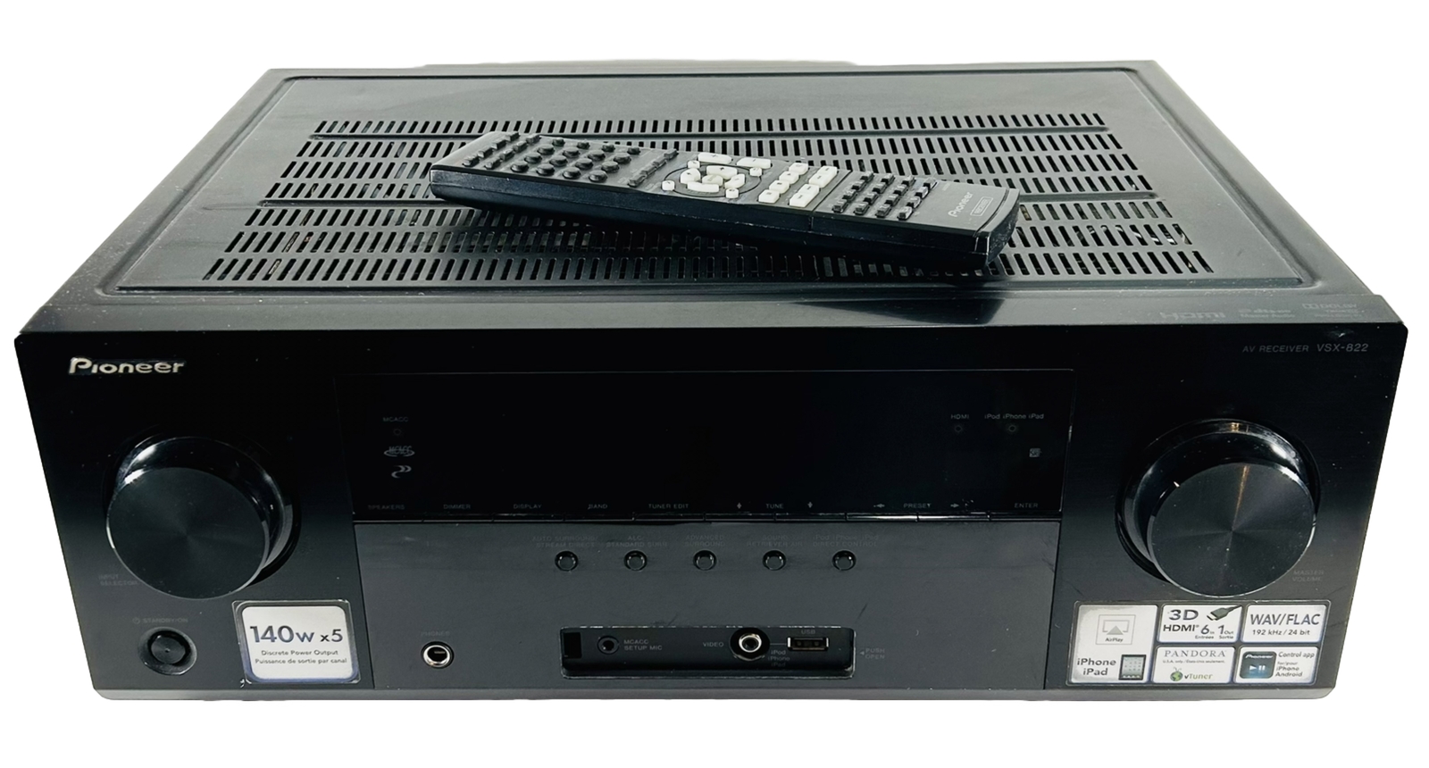 Pioneer VSX822K 5.1 Ch HDMI Network Home Theater Surround Sound