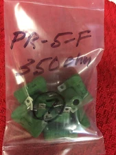 PR5F CLAROSTAT  350  OHM 5 WATT RESISTORS 7 PCS