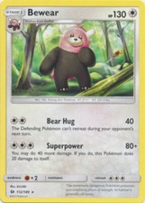 Bewear 112/149 Sun & Moon Rare Near Mint Pokemon DNA GAMES