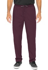 Med Couture Men's Scrubs Hutton Straight Leg Pants MC7779 WINE Wine Free Ship