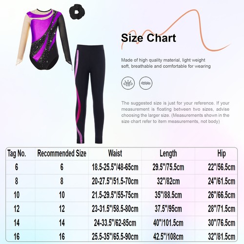 Children Girls Sets Patchwork Tracksuits Competition Outfits Long Sleeve 3Pcs - Picture 51 of 110