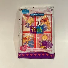 Vintage 90s Winnie The Pooh Valentines Cards Scratch and Sniff NIB Hallmark