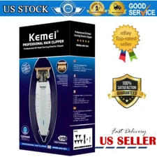 Kemei Hair Trimmer Baldheaded Hair Beard Clipper Cordless Grooming Kits KM-1931