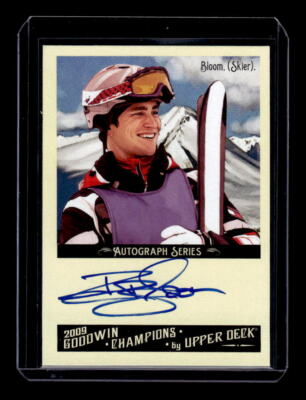2009 Upper Deck Goodwin Champions Autographs #BL Jeremy Bloom EXACT SCAN