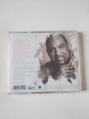New Beginnings by Gerald Albright (CD, 2006)B10 - 第 2/2 張圖片