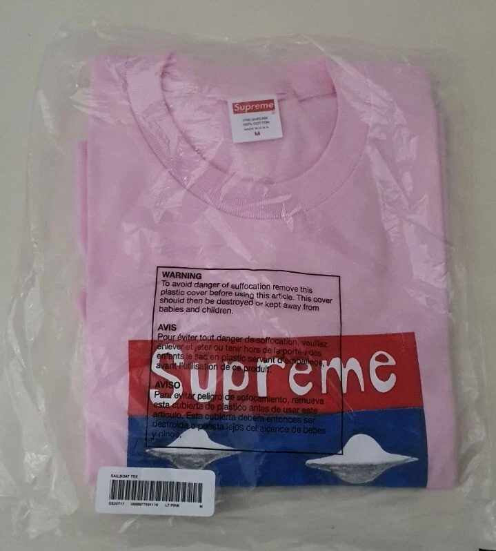 SS20 Supreme Voilier Clair Rose T Shirt Taille M T Shirt M Nouveau Et non Ouvert