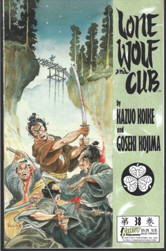 LONE WOLF AND CUB #38 ROMAN GRAPHIQUE (NM) FIRST COMICS MANGA, LIVRAISON À PLAT 3,95 $ - Photo 1/1