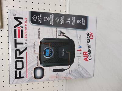 FORTEM Auto-Reifenfüller - Luftkompressor - 12V tragbarer -- 1584/301
