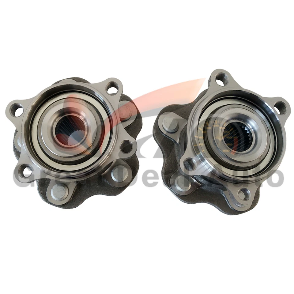 PAIR REAR WHEEL BEARING HUBS HUB ASSEMBLY for NISSAN X-TRAIL T31 AWD 2007-2014 - image 2 of 4