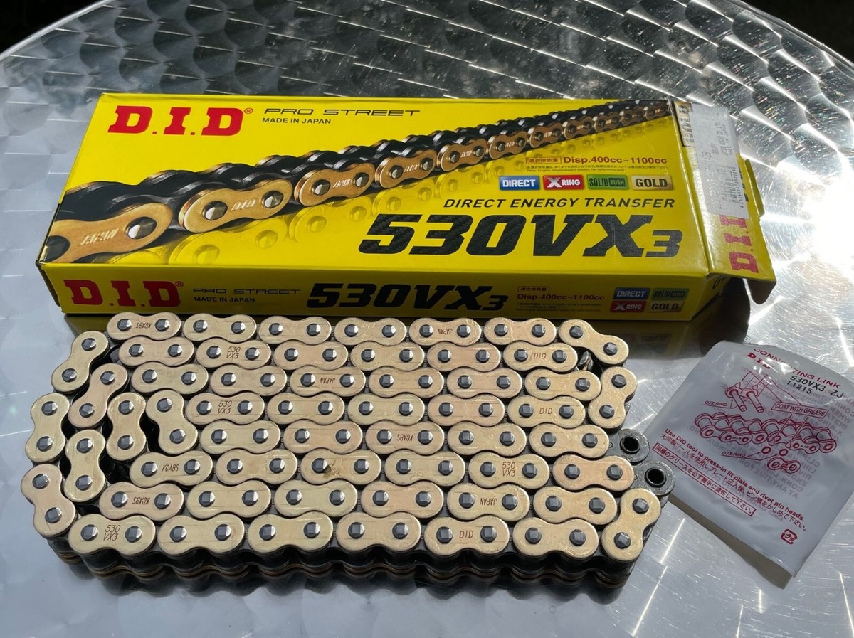 x-Ring Catena DID 530 VX3, DID530VX3, 50VX3, 114 Maglie, CBR 1000