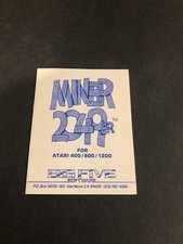 miner 2049er atari Commodore 64 manual