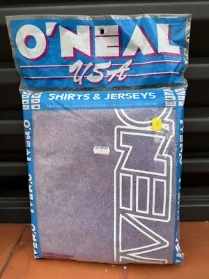Motocross Jersey O'Neal Racing USA Vintage 80 90 Supercross Sealed In Package L - Imagen 1 de 4