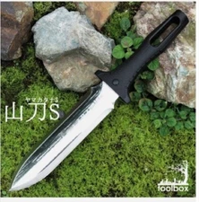 NISAKU FIELD Outdoor knife YAMAKATANA S No.804 Blade Wide 180mm Made in Japan