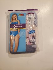 Cotton Briefs 7/L Fruit Of The Loom 100 Cotton 6 Pairs Panties Eversoft Women's