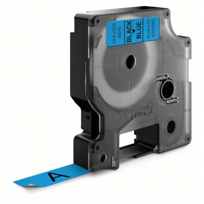 6 Pack GENUINE DYMO 45016 Standard D1 Label Tape for LabelManager Label Makers