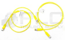 LOT OF 2 NEW BELDEN LUMBERG 600000819 CORDSET RST 4-RKT 4-679/1M