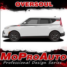 Oversoul Fits 2020-2025 Kia Soul Decals Body Door Stripes Vinyl Graphic Kit