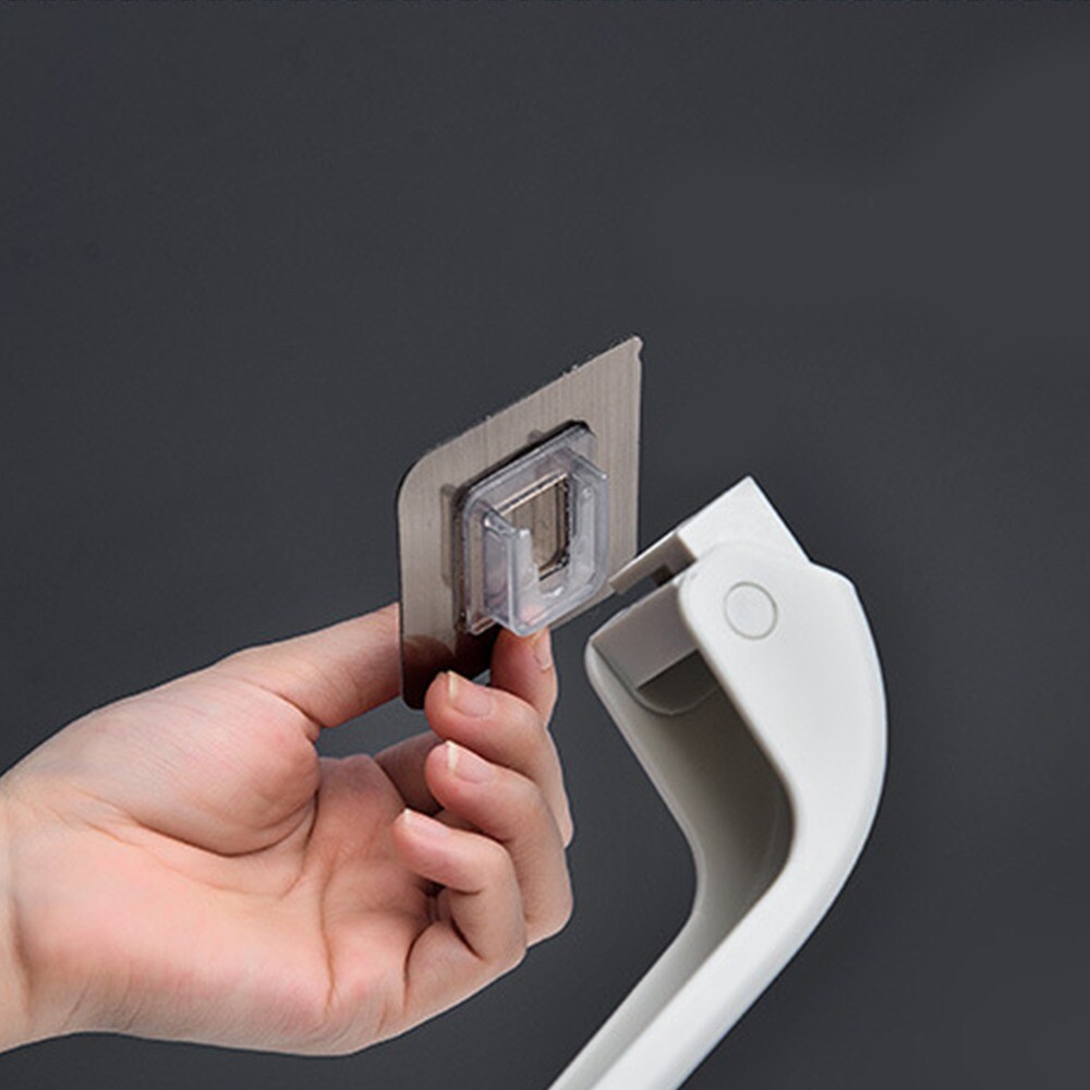 With Small Hook Towel Rack Plastic Hand Towel Holder Bathroom Home