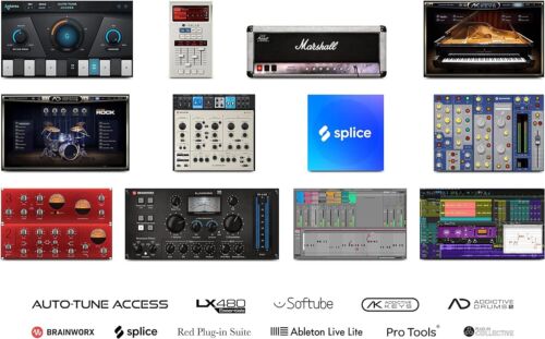 Focusrite Scarlett Solo 4th Gen 2x2 Audio Interface Full Studio Bundle - Picture 5 of 9