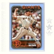 2024 Topps Series 1 Keaton Winn Father’s Day Powder Blue – /50 #83 RC