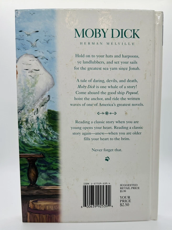 Children's Books Set of 3: Heidi, Moby Dick, The Time Machine By Dalmatian Pres - Image 4 of 4