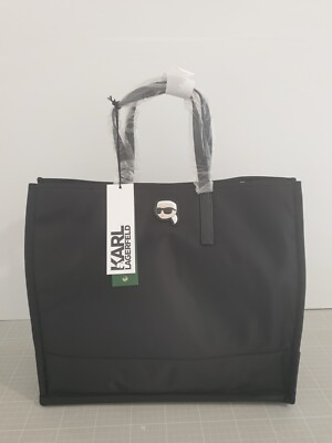 Karl Lagerfeld K/Ikonik 2.0 Nylon EW Tote grey