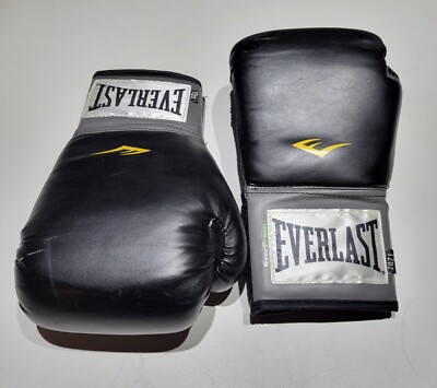 Everlast Pro Style Training Gloves Black 12oz | eBay