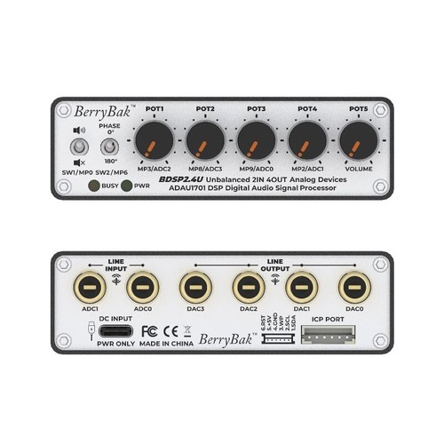 BDSP2.4U ADAU1701 DSP Digital Audio Signal Processor 2.1/4.0 Audio 2-In 4-Out tp - Picture 5 of 5