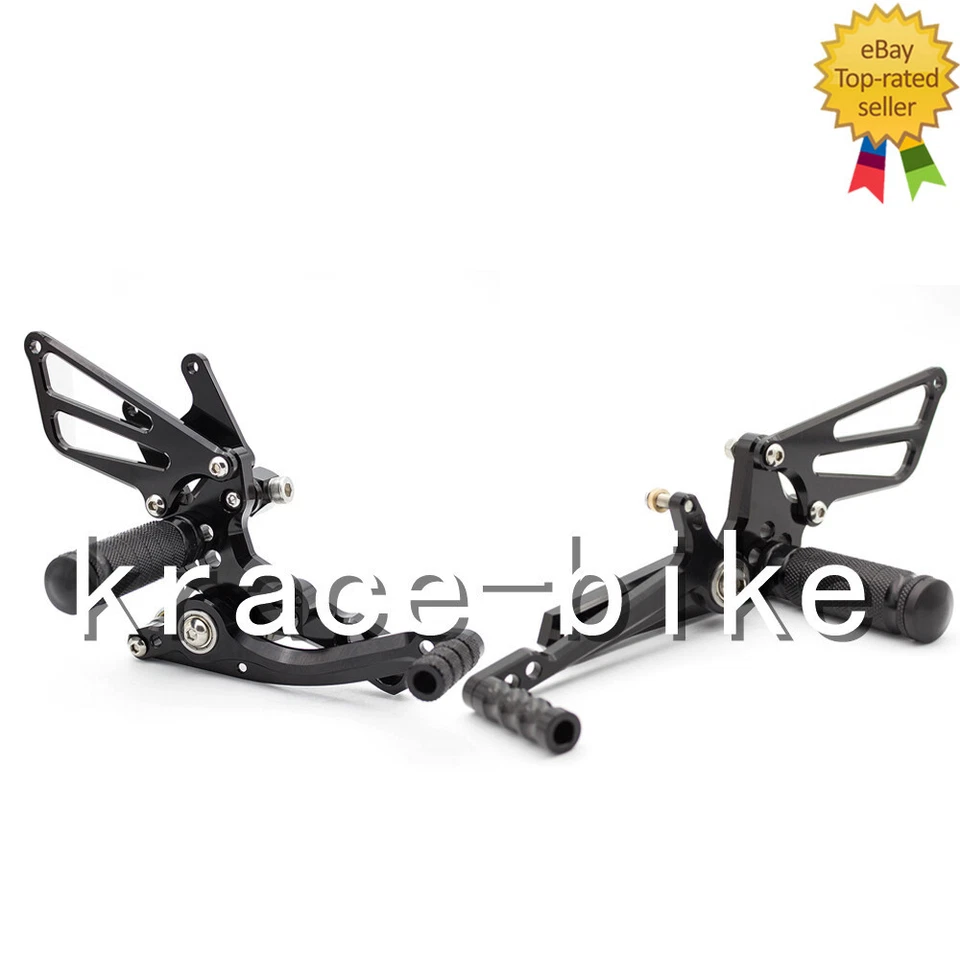 Juego trasero CNC estriberas reposapiés pedales clavija GP para KTM 690 Duke 2012-2019 2015 2018 Foto 3 de 4