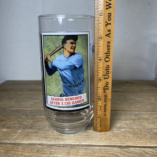 1993 McDonalds Topps Glass Lou Gehrig New York Yankees - Picture 8 of 9