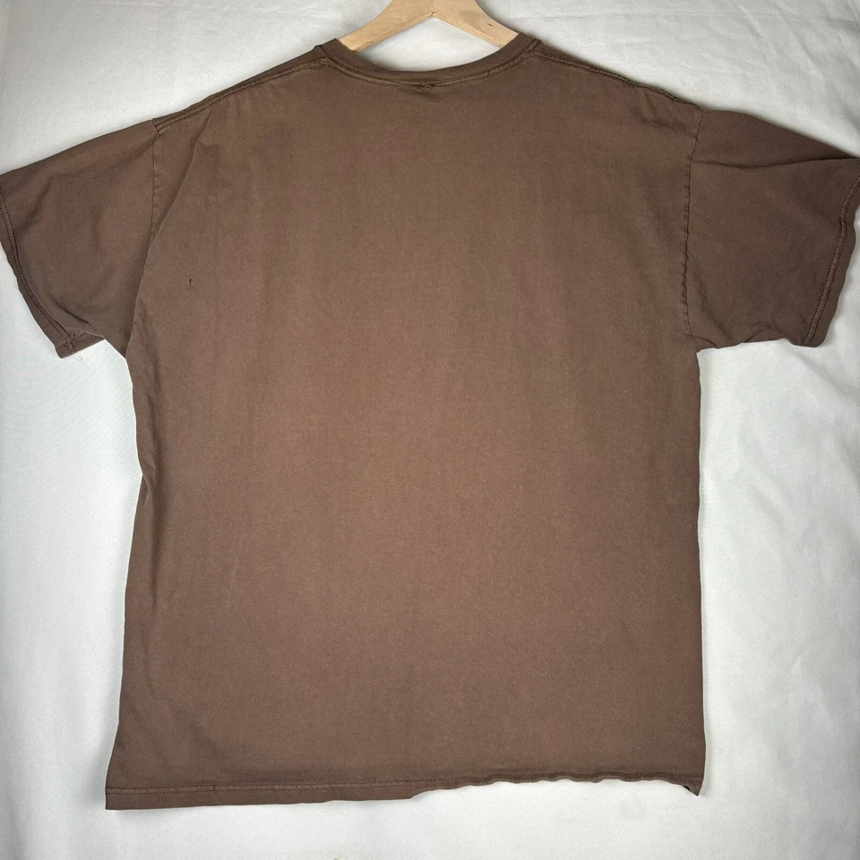 Buck Hunter Shirt Mens XL Brown Woods Deer Locked Loaded Vintage Y2K Camo A420 - Image 2 of 4