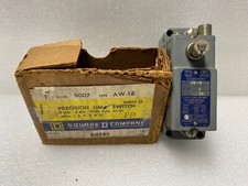 New Square D 9007 AW18 Limit Switch Series D 9007AW18 NIB