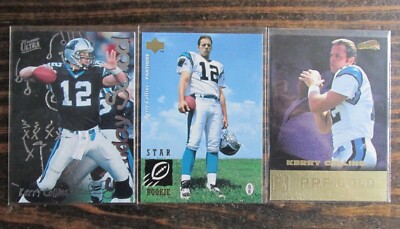 1995 Upper Deck KERRY COLLINS Rookie Football Card #5 Scoreboard PPF Gold Ultra