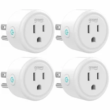 1/2/4PCS WiFi Smart Plug Socket Outlet Voice Control Works with Alexa & Google